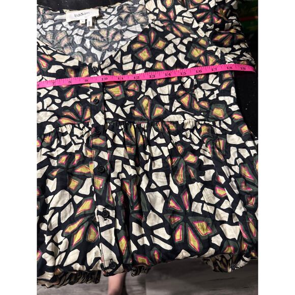 Ba&Sh May Button Front Floral Mini Lady Dress Size Small EUC Preowned - Picture 10 of 10